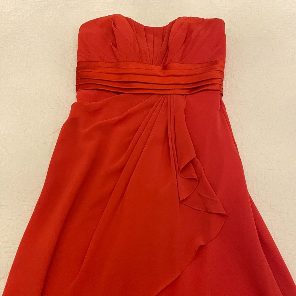 Size 12 Sorella Vita Bridesmaid Dress in Burnt Sienna